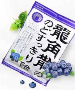 Ryukakusan Throat Candy Bag Blueberry 75g 2027.05（龍角散藍莓喉糖袋裝）