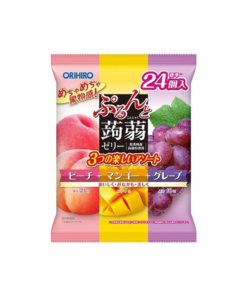 Orihiro Konjac Jelly White Peach & Mango & Grape 24P （蒟蒻 白桃葡萄芒果432g）