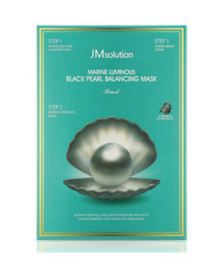 JM Solution Marine Luminous Black Pearl Balancing Mask Plus 10psc（海洋黑珍珠平衡面膜）