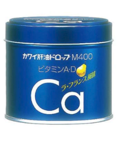 Kawai Vitamin A+D+Pear Calcium Cod Liver Oil Pills 180 Tablets（鈣魚肝油180粒）