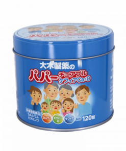 Oki Pharmaceutical Paper Chewable Kefir Ca+D 120 tablets (大木製藥 維生素鈣+VD)