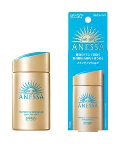 Shiseido Anessa Perfect UV Sunscreen Skincare Milk NA SPF50 PA 60ml（安耐曬防曬 金瓶）