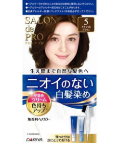 DARIYA Salon de Pro Hair Color Fast-Dye Cream for White Hair 5 Natural Brown（塔麗雅染髮劑女 #5自然棕）