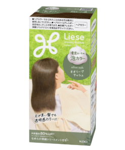 Kao Liese Creamy Bubble Hair Color Olive Ash（花王泡沫染髮 英國灰咖）