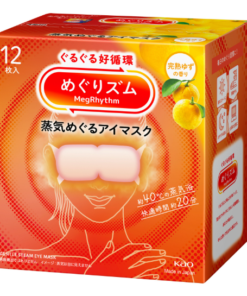 Kao MegRhythm Steam Hot Eye Mask Citrus 12Pcs (花王蒸氣眼罩 柚子)