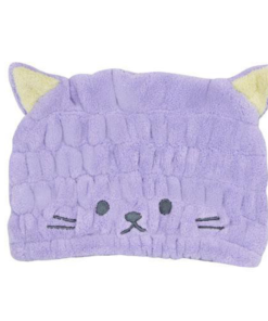 Carari 乾髮帽 紫貓