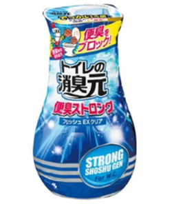 Kobayashi Shoshugen Toilet and Bathroom Deodorant Fresh EX Clear – Fecal Odor Strong Defense 400ml（小林製藥 廁所消臭元潔淨清新強力消除變臭）