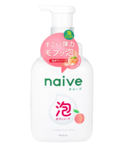 Naive 純植物水蜜桃泡沫沐浴露500ml