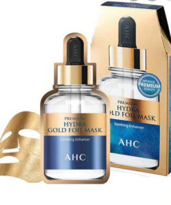 AHC Premium Hydra Gold Foil Mask Soothing Enhancer 5pcs  (AHC 黃金面膜)