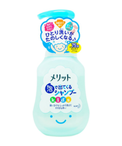 Kao Merit Kids hair Shampoo 300ml（花王兒童泡沫洗髮水藍色清香味）