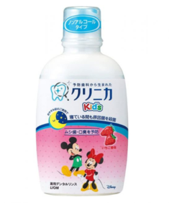 LION CLINICA Mickey Kid’s mouthwash 250ml Strawberry（獅王兒童漱口水 草莓）