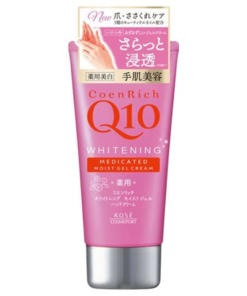 KOSE CoenRich Medicated Whitening Hand Cream Moist Gel 80g（高絲Q10美白護手霜）
