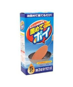 Lion Chemical Hardened Gachitpoi 18g*5 Packs（獅王廢油凝固處理劑）