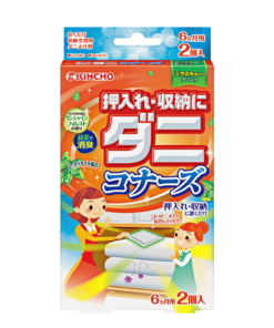 Kincho金鳥蟎蟲貼2片 衣櫃用橘盒