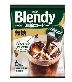 AGF Blendy Potion Coffee Unsweetened  6 (2027.04)（咖啡球 無糖）