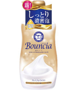 Cow Bouncia Body Soap Premium Moist Silky Blossom Scent 460ml（牛乳石鹼沐浴露 金色滋潤）