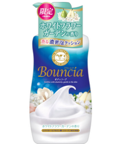 Cow Bouncia Body Soap White Flower Garden 480ml（牛乳石鹼沐浴露 茉莉梨香味）