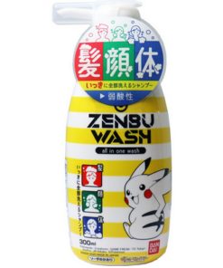 BANDAI Kids Body Wash Pikachu 300ml (万代儿童洗护三合一  皮卡丘)