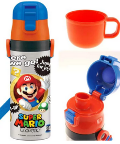 Skater 不鏽鋼保溫保冷水壺2WAY 470ml 馬力歐