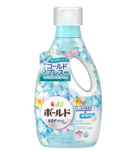 P&G  ariel bold bio 2-in-1 laundry detergent lily 750g（二合一 柔順花香洗衣液 藍色百合花香）
