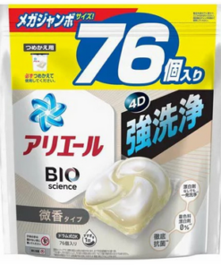 P&G 4D立體碳酸洗衣球76粒 白色微香型