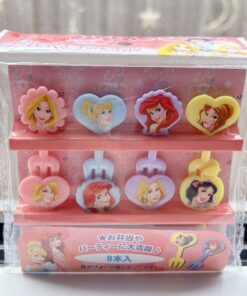 Disney Princess Food Fork Picks 8 sticks ( 公主系列 便當叉 三叉款)