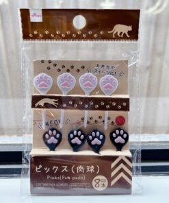 Japanese Lunch Box Bento Food Picks DAISO Cat 8pieces 貓咪小肉球 便當叉 8支