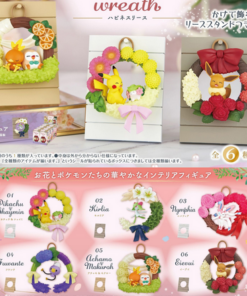 Re-Ment Pokemon Happiness Wreath Collection Mini Figure Blind Box 6pc ( 寶可夢 幸福的花園盲盒(1盒))