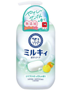 Cow brand foaming milky body soap pump Citrus 500ml(牛乳石鹼泡泡保濕沐浴露 柑橘香)