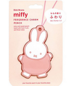 Dick Bruna Miffy fragrance charm peach scent（米菲兔香薰挂粉色桃香）