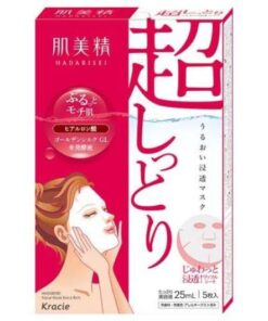Kracie Hadabisei Penetrating Mask Super Moist 5 Sheets (肌美精 保湿渗透面膜 超柔软 )