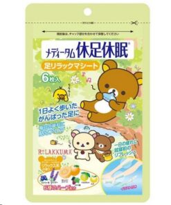 Sanrio Rilakkuma Resting Feet Fruity 6pcs (三丽鸥轻松熊休足贴 果香)