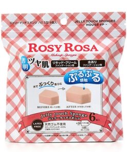 Rosie Rosa Jelly Touch Sponge House Shape 6 Pieces (果冻触感海绵 房子形状 )