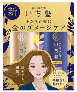 Kracie Ichikami Color Care Shampoo&Conditioner Set 480ml+480g（肌美精 护色洗护洗发水护发素套装）