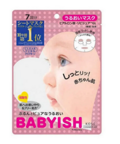 Kao Clear Turn Babyish Moisture Mask - 7 Sheets (嬰兒保濕面膜)