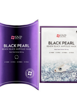 SNP Black Pearl Renew Black Ampoule Mask 10pcs（黑珍珠修護安瓶面膜）