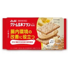 Asahi Cream Brown Rice  Blanc Sesame & Salted Butter 72g（2026.06）（朝日奶油糙米白芝麻鹹奶油）