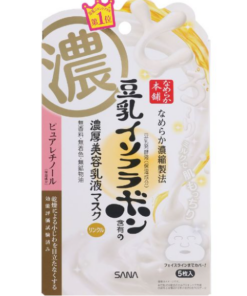 SANA Nameraka honpo Soy milk Wrinkle gel emulsion mask 5pcs（豆乳面膜）