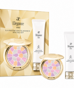 Elegance La Poudre Haute Nuance 01 8.8g & Aqua Clear Smooth Shield UV SPF50+ PA++++ 50g（E大餅便攜裝&水感晶透防曬）
