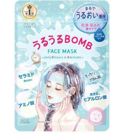 Kose Cosmeport Clear Turn Uruuru BOMB Moisturizing Mask 7pcs（高絲 爆彈超保濕面膜）