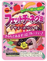 Bourbon Fettuccine Gummy Acai Bowl Flavor 47g（巴西莓碗風味軟糖）