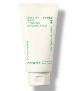 Innisfree Green Tea Amino Hydrating Cleansing Foam 150ml（綠茶保濕胺基酸潔面乳）